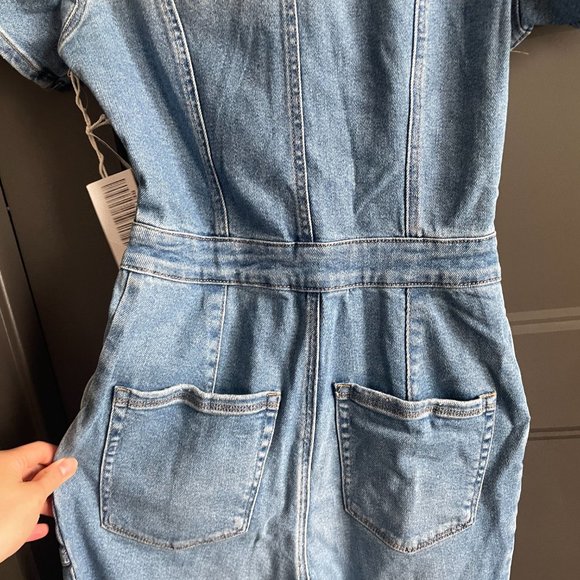 Good American Fit For Success Jumpsuit - Medium BLUE - Picture 9 of 9